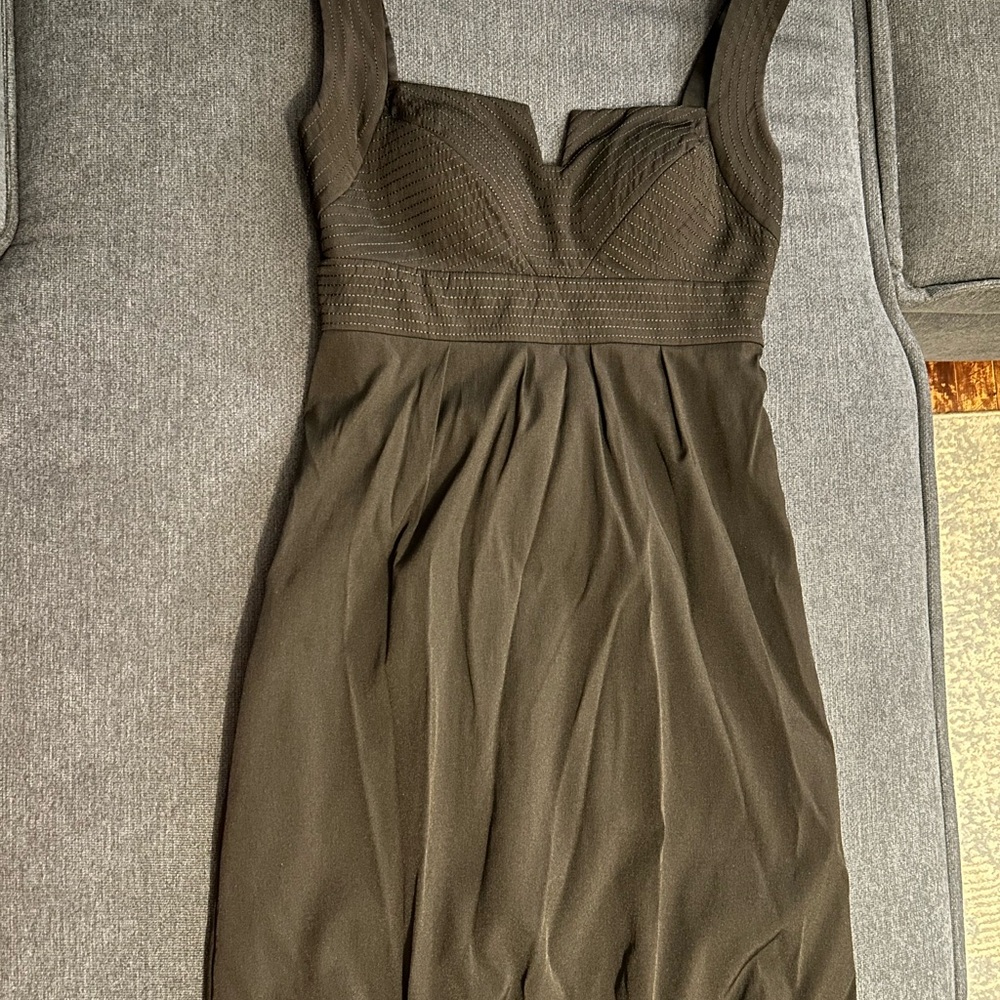 White House Black Market Strapless Black Dress
